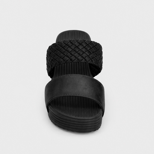 Palmoria™ – Dual-Strap Cushioned Platform Wedge Sandals + 50% OFF
