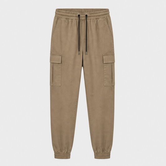 Norden™ – Hybrid Cargo Jogger Trousers with Tapered Cuffs & Drawstring Waist + 50% OFF