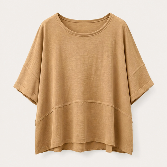 Velora™  – Flare-Sleeve Loose Crewneck Summer Top + 50% OFF