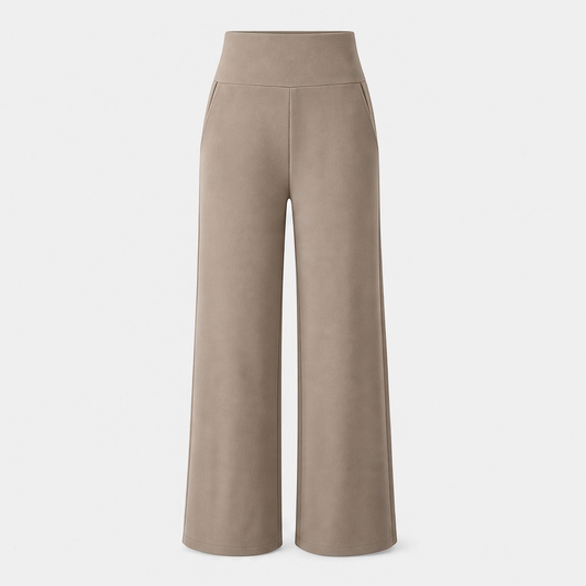 Saunter™ – High-Rise Wide-Leg Butter-Soft Lounge Trousers + 50% OFF