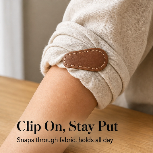 Ashford™ – Magnetic Leather Sleeve Holders, No Pins & Fabric-Safe  + 50% OFF