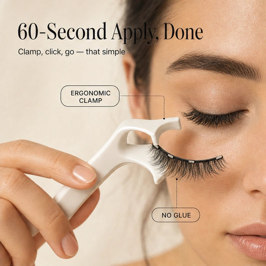 Plumelle™ – Reusable Magnetic Lashes with Built-In Eyeliner Effect & Applicator + Buy 1 Get 1 FREE