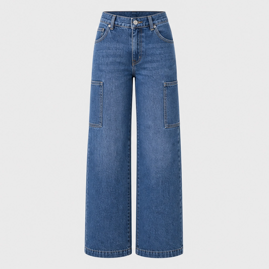Indigowell™ – Leg-Lengthening Cropped Barrel Jeans + 50% OFF