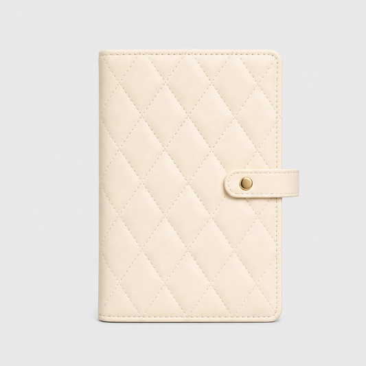 Cameo™ – Quilted Travel Jewelry Book with Tangle-Free Grid Pockets + 50% OFF