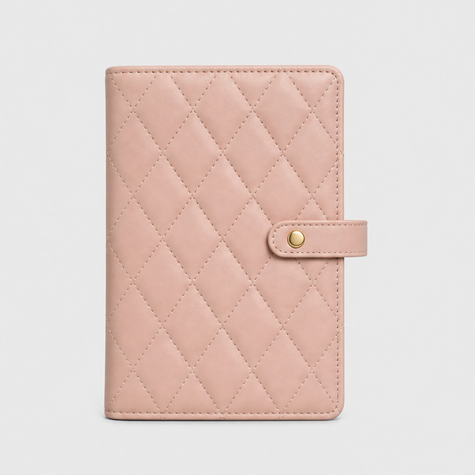 Cameo™ – Quilted Travel Jewelry Book with Tangle-Free Grid Pockets + 50% OFF