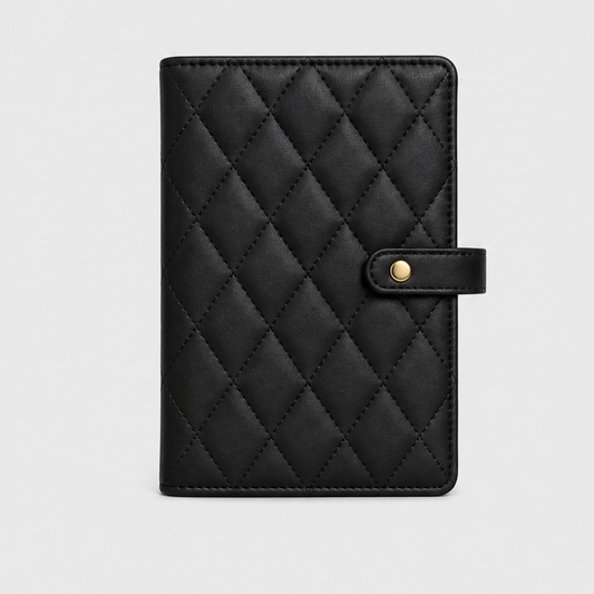Cameo™ – Quilted Travel Jewelry Book with Tangle-Free Grid Pockets + 50% OFF