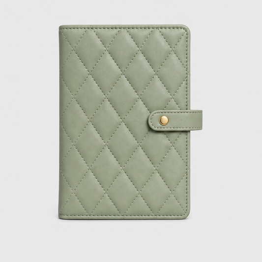 Cameo™ – Quilted Travel Jewelry Book with Tangle-Free Grid Pockets + 50% OFF