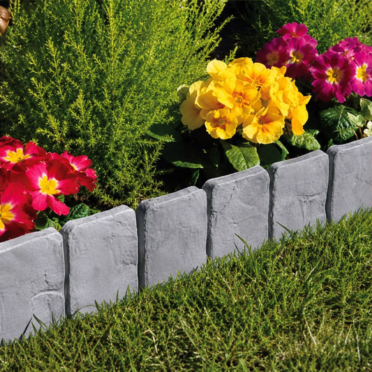 Cobblecroft™ – Stone-Look Flexible Garden Edging Fence (Tool-Free Install) + 50% OFF
