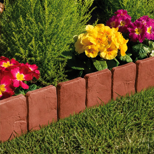 Cobblecroft™ – Stone-Look Flexible Garden Edging Fence (Tool-Free Install) + 50% OFF