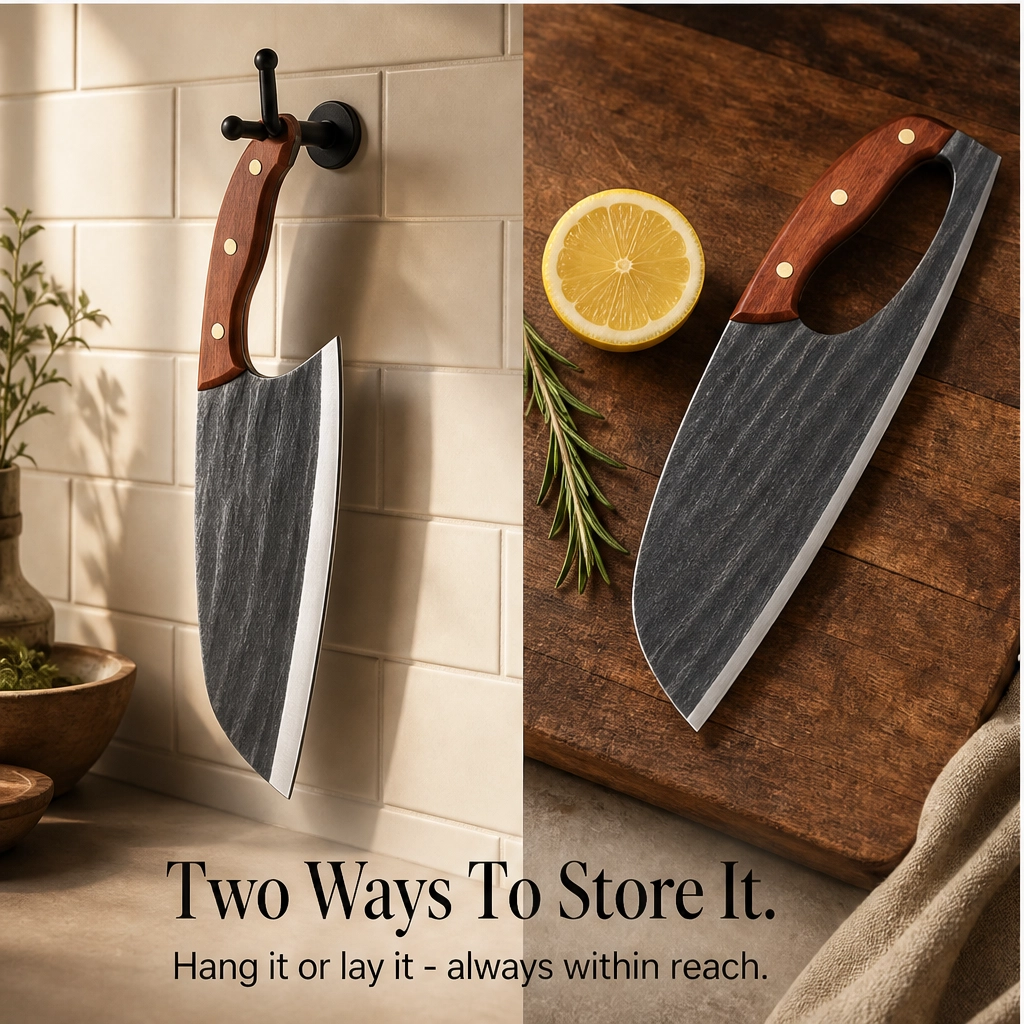 Hearthen™ – Effort-Saving Forged Chef Knife with Ergonomic Non-Slip Handle +50% OFF