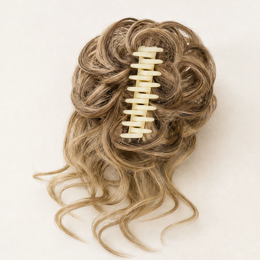Lushe™ – Fluffy Volume Bun Hairpiece with Detachable Claw-Clip Design + 50% OFF