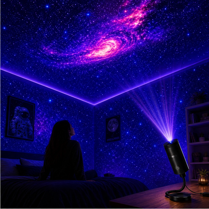 Noctera – Galaxy & Ocean HD Star Projector with 360° Head + 50% OFF
