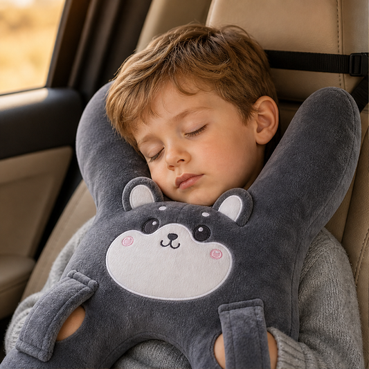 Cuddlerest – Adjustable Buckle Plush Kids Car Neck Support + 50% OFF lifestyle