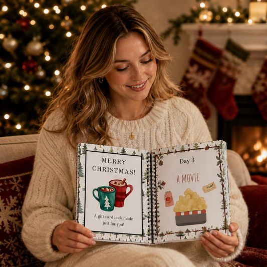 Merrywick – 12-Page Spiral Christmas Gift Card Booklet + 1+1 FREE lifestyle
