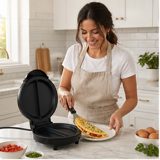 Yolkfold – Dual-Sided Nonstick Electric Breakfast Griddle lifestyle
