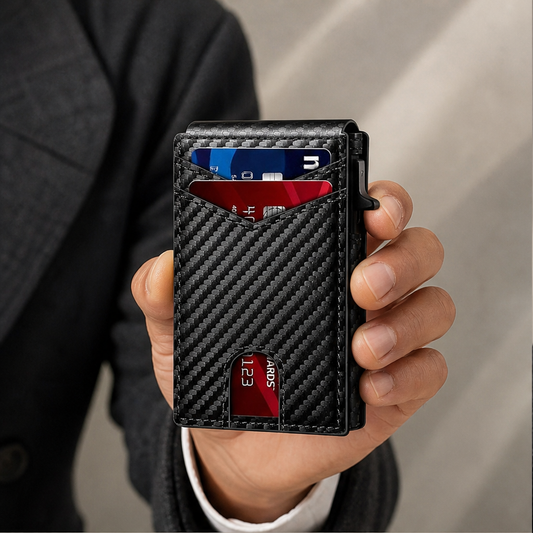 Carbonix – Pop-Up Aluminum RFID Blocking Carbon Fiber Wallet + 50% OFF lifestyle