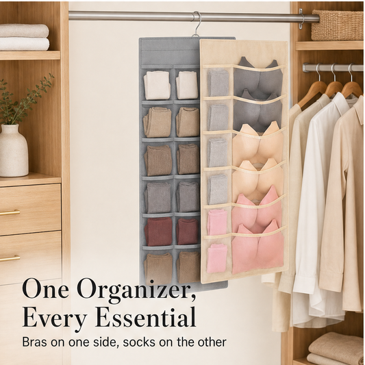 TidyHang – Double-Sided Mesh Hanging Underwear Organizer detail
