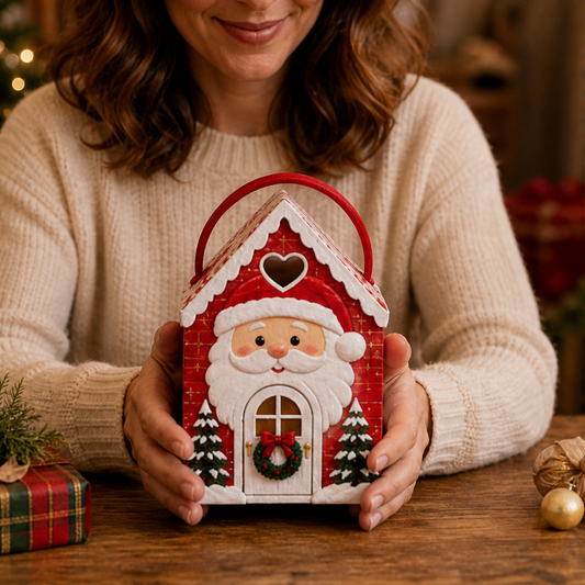 Merribloom – Festive House-Shaped Gift Boxes with Carry Handle + 1+1 FREE lifestyle