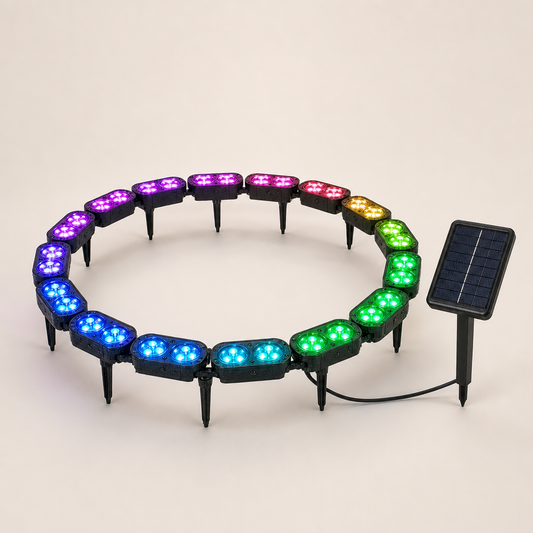 Glowthorn – Solar RGB 360° Modular Tree Ring Light + 50% OFF Rgb