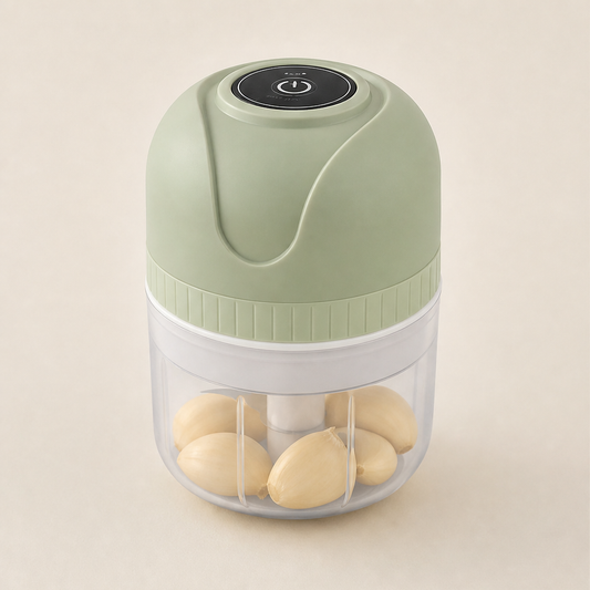 Mincera – USB Rechargeable One-Touch Electric Garlic Grinder + 50% OFF Green