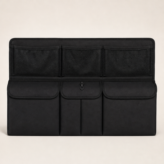 Trunkwell – Hanging Multi-Pocket Car Trunk Storage Organiser + 50% OFF Black