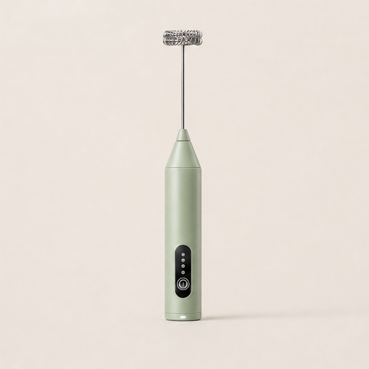 Frothwick – 3-Speed Rechargeable Milk Frother &amp; Drink Mixer + 50% OFF Sage Green