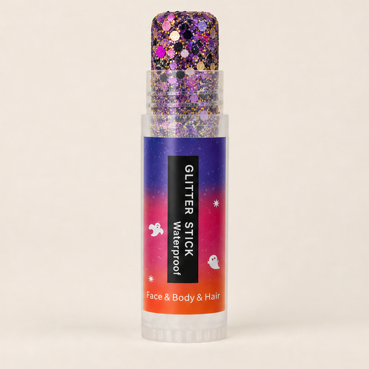 Glitterwick – No-Mess Twist-Up Waterproof Glitter Stick for Face, Hair & Body + BUY 1 + PICK 1 FREE COLOR Purple