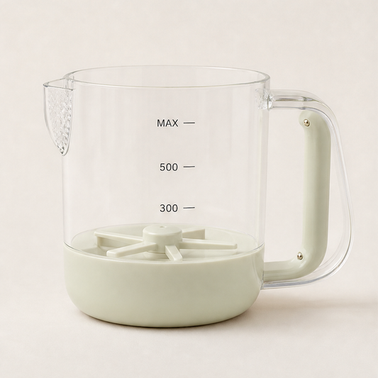 Whiskara – One-Press Whisking Cup with Built-In Measuring Scale + 50% OFF Green