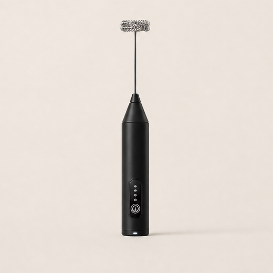 Frothwick – 3-Speed Rechargeable Milk Frother &amp; Drink Mixer + 50% OFF Black