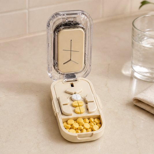 Doseward – Hidden-Blade Pill Cutter with Built-In Storage + 50% OFF lifestyle
