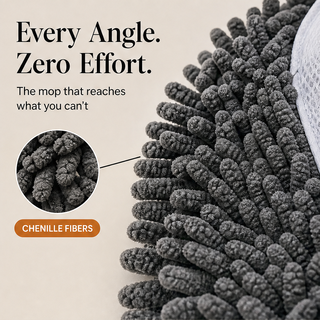 Corneo – 360° Rotating Head, Extends to 130cm Triangle Mop + 50% OFF features