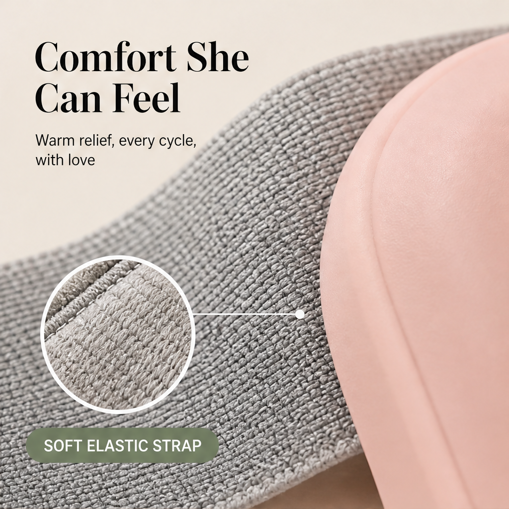 Emberease – Heated Massage Belt for Period Cramp Relief + 50% OFF features