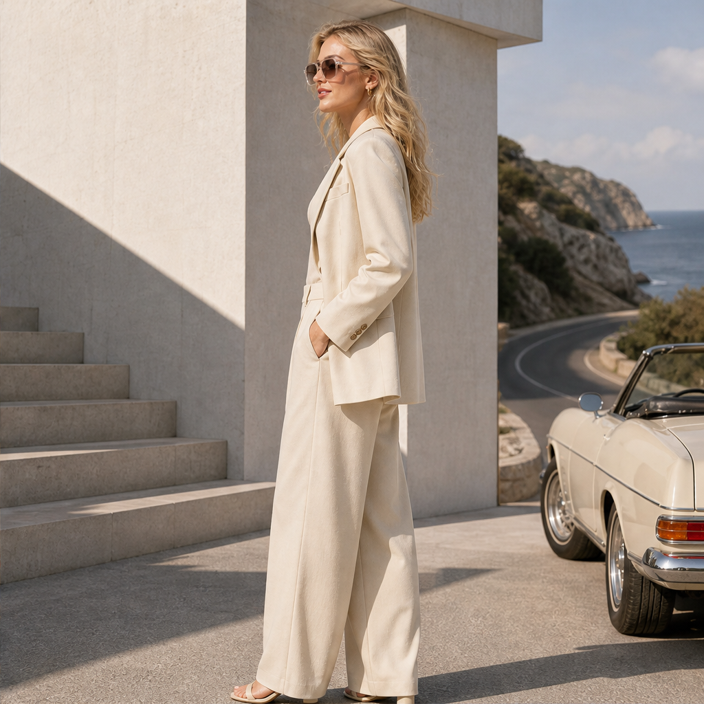 Vueretta – Retro Double-Bridge UV400 Square-Frame Sunglasses + 50% OFF lifestyle