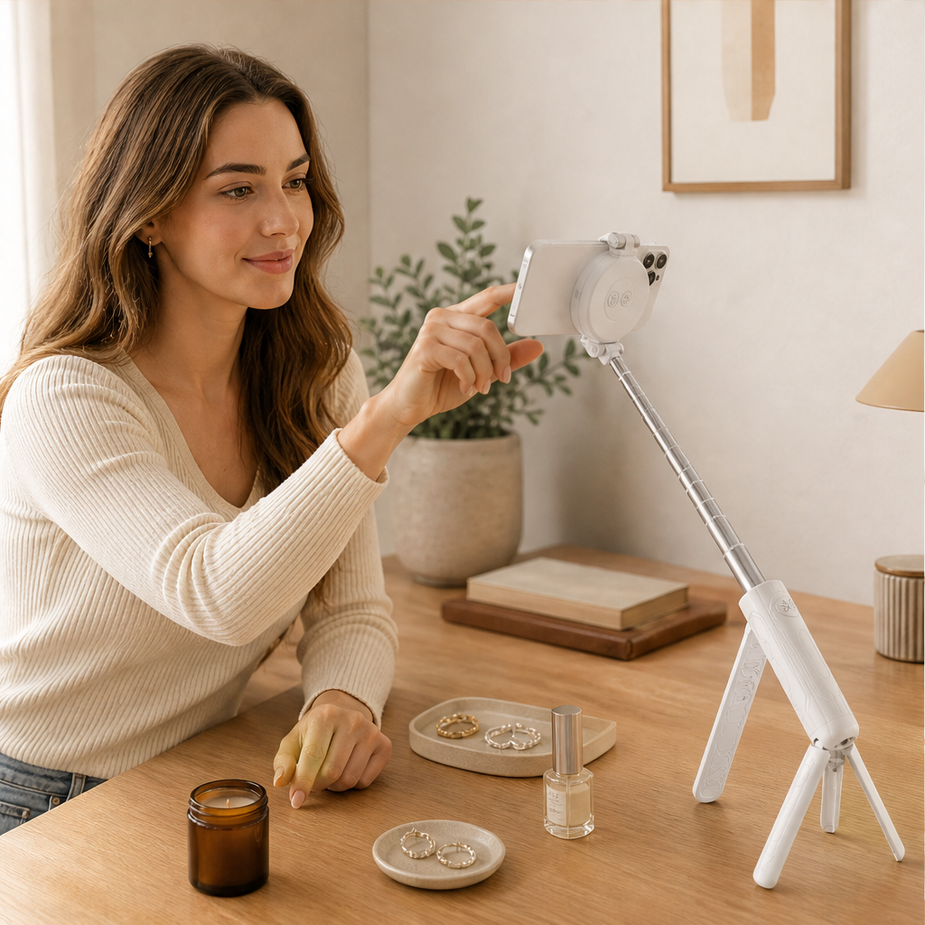 Snaphold – Zoomable Magnetic Palm Grip Selfie Stick & Tripod + 50% OFF lifestyle