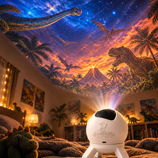 Roarium – Wall & Ceiling Dinosaur Projector Lamp + 50% OFF lifestyle