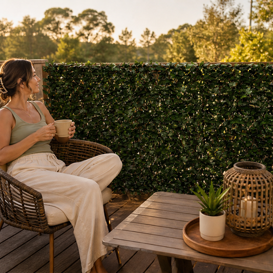 Willowvale – Expandable Willow Frame Artificial Ivy Privacy Fence + 50% OFF lifestyle