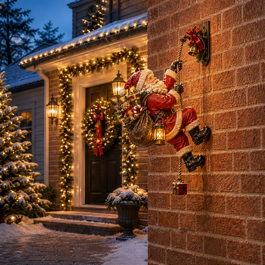 Kringlewick – Lighted Climbing Santa Wall Decoration + 50% OFF lifestyle