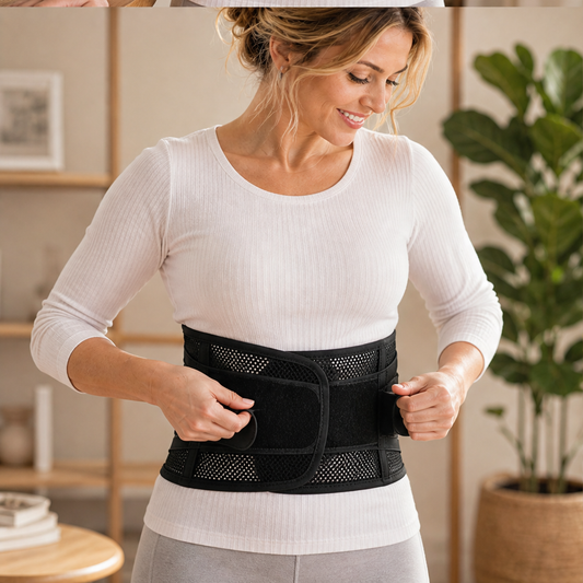 Corebrace – 4-Rod Breathable Adjustable Waist Support Brace + 50% OFF lifestyle