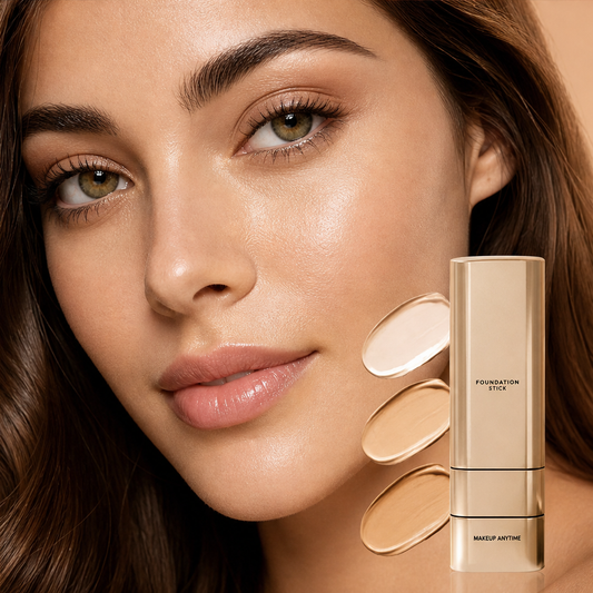 Glowrick – 2-in-1 Buildable Coverage Foundation Stick with Brush + BUY 1 + PICK 1 FREE COLOR lifestyle