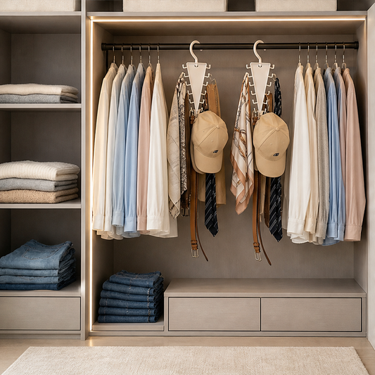 Tidoro – V-Shaped Space-Saving Closet Organizer with Rotating Hook + 1+1 FREE lifestyle