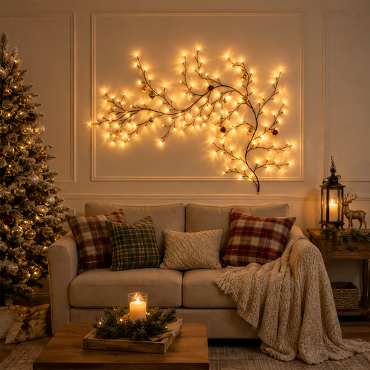 Glowvine – Flexible Branch LED Wall Light for Christmas Decor + 50% OFF lifestyle