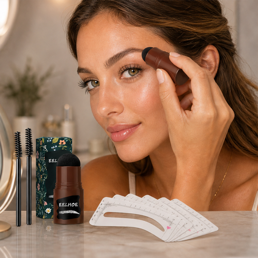 Browmere – Waterproof Stamp &amp; Stencil Kit for Instant Full Brows + 1+1 FREE lifestyle