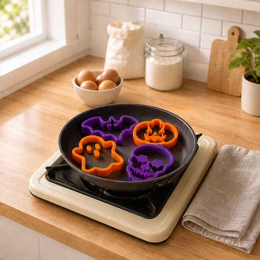 Spookbatch – Ghost, Bat, Pumpkin & Skull Silicone Pancake Moulds + 50% OFF lifestyle