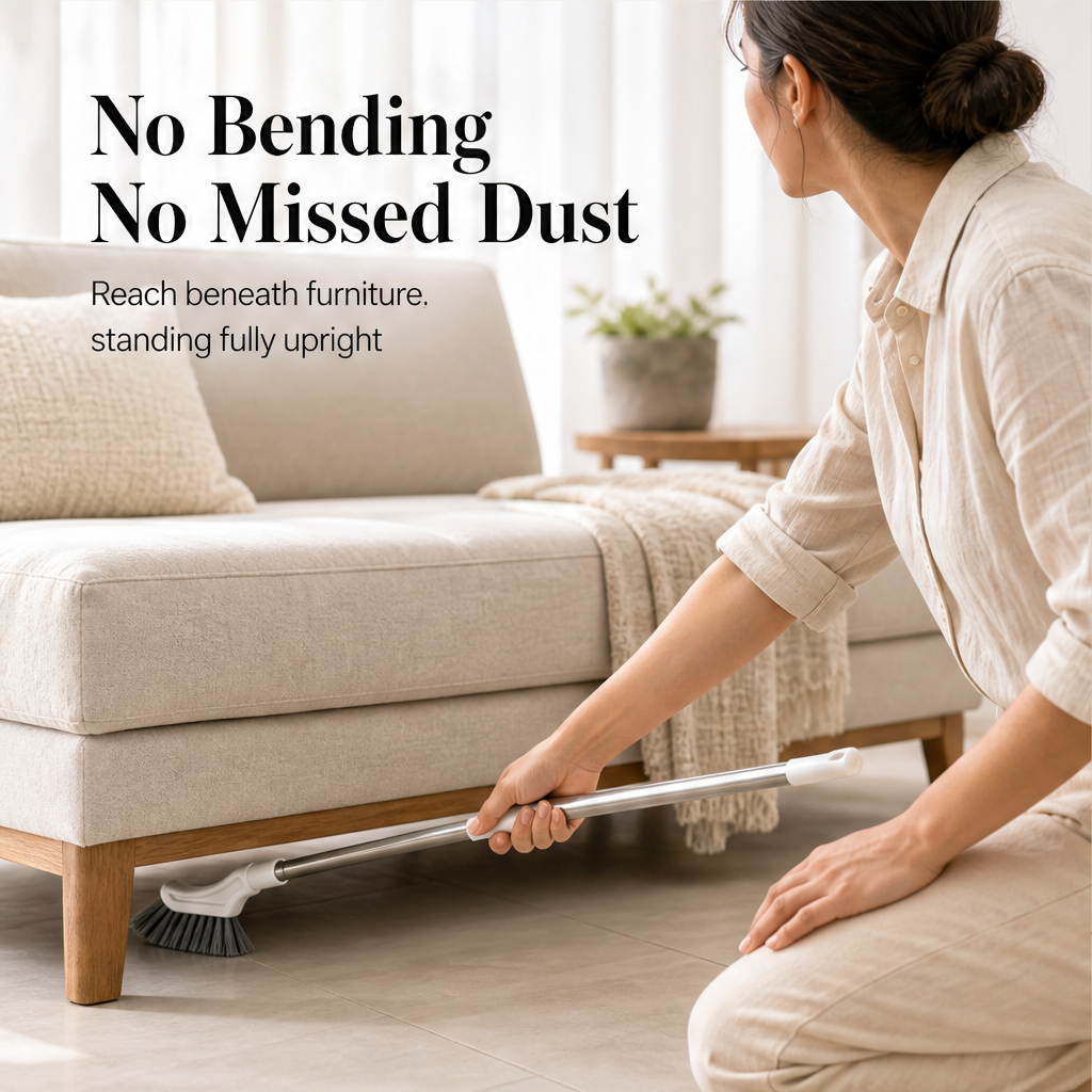 Corneva – Extendable Angled Head Gap Cleaning Brush + 50% OFF features