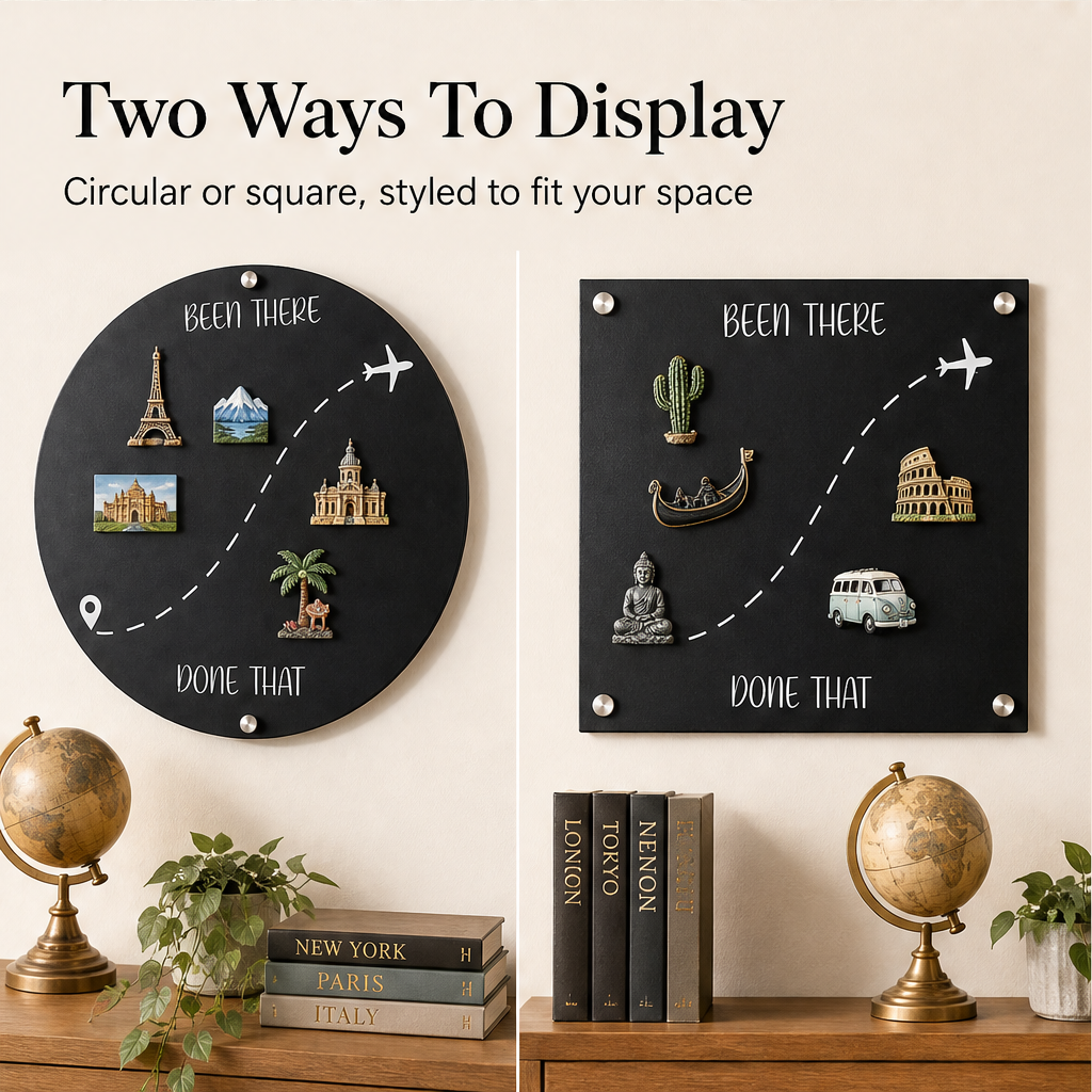 Roamcroft – Magnetic Travel Memory Board for Souvenir Magnets + 50% OFF detail