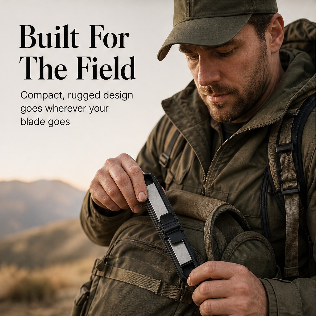 Edgora – Guided Angle Diamond Portable Knife Sharpener + 50% OFF features