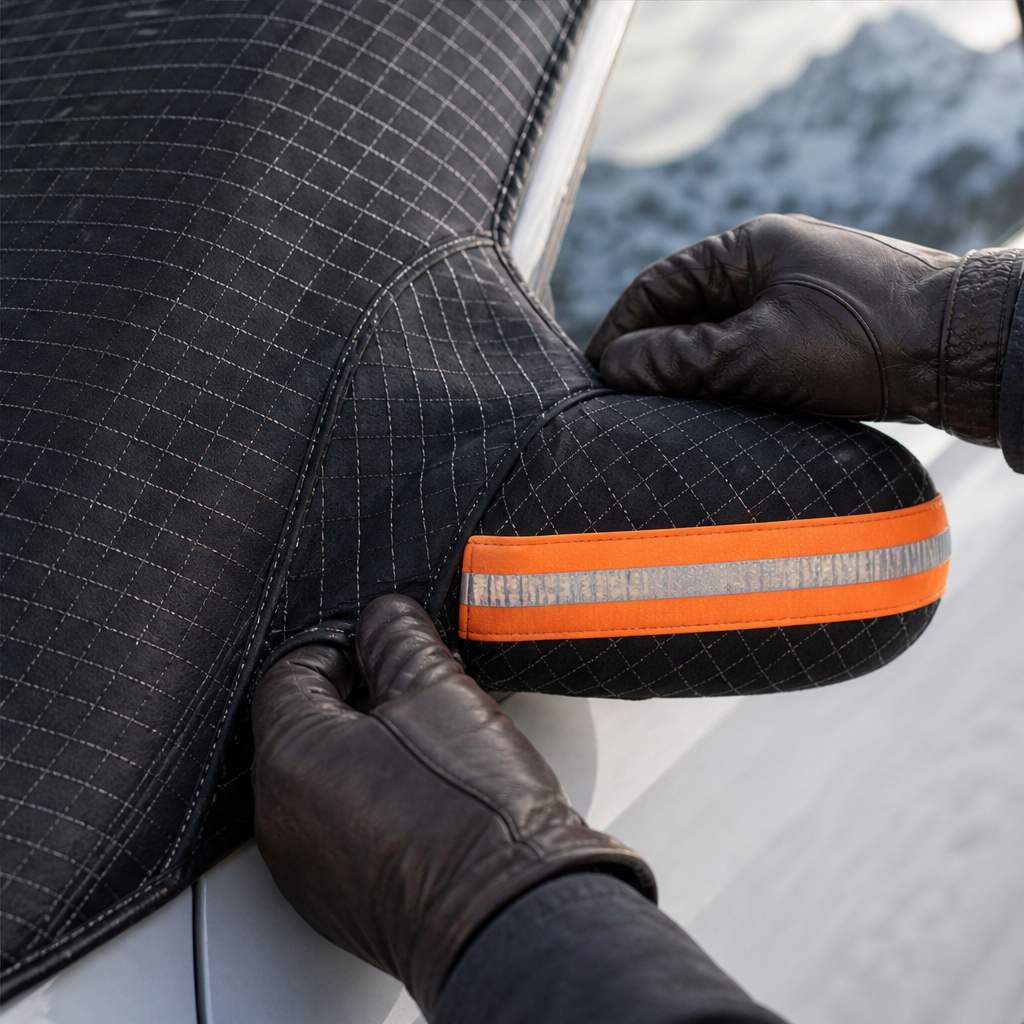 Frostguard – Magnetic Snow & Sun Windshield Cover with Reflective Strips + 50% OFF lifestyle