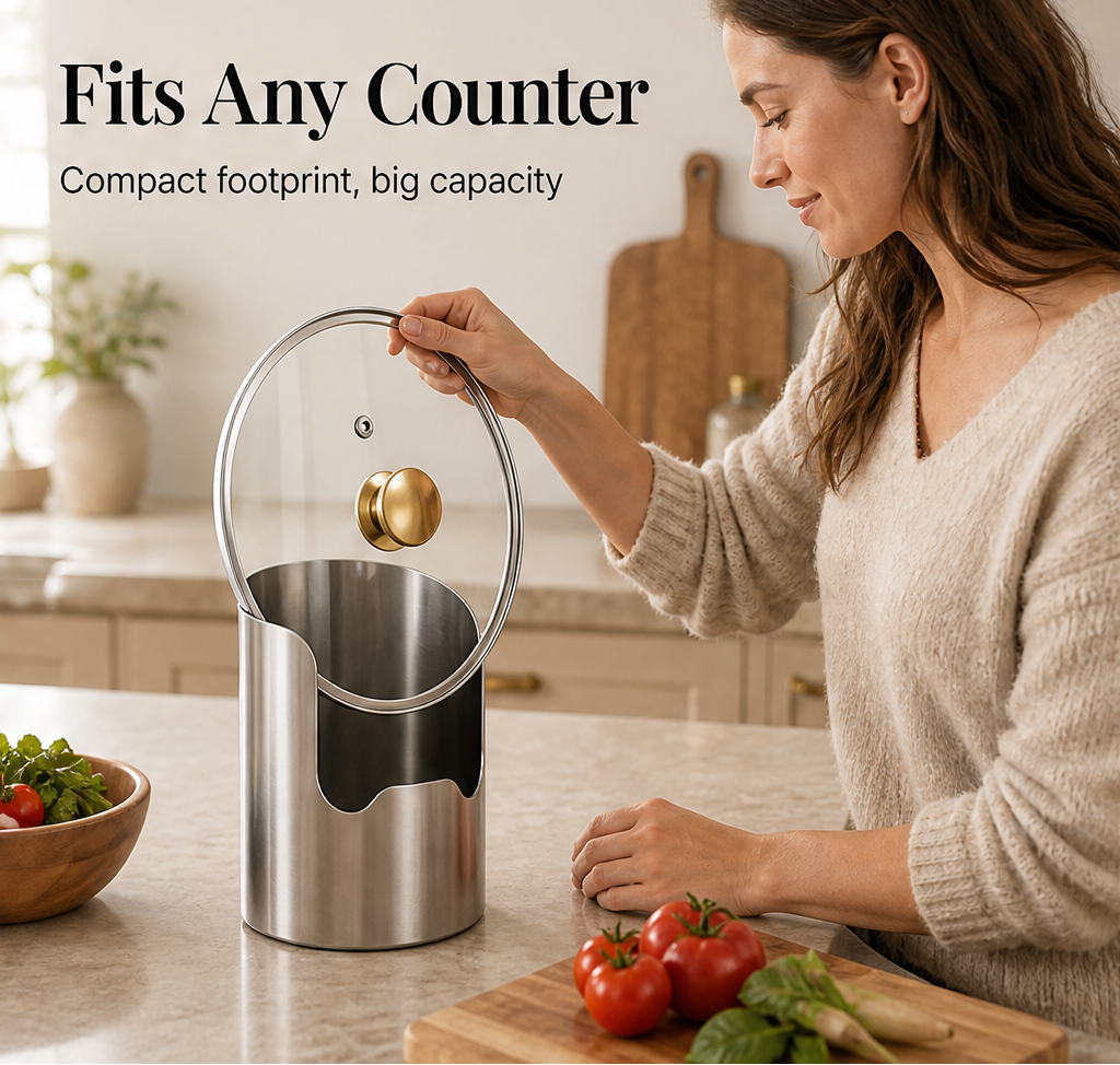 Castellon – Rust-Resistant Steel Cutlery Holder & Utensil Organizer + 50% OFF features