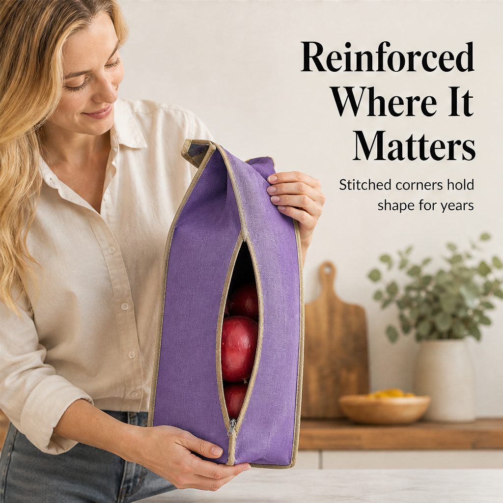Rootwick – Light-Blocking Breathable Potato and Onion Storage Bag + 50% OFF features