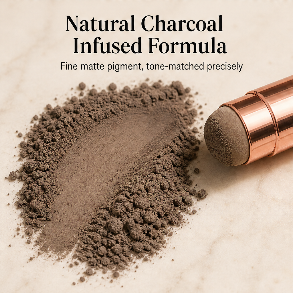 Rootcrave – Instant Fuller Hairline Shadow Powder Stick with Sponge Tip + 1+1 FREE detail